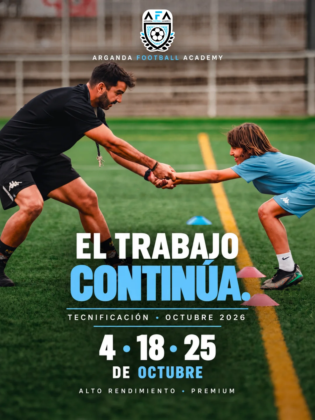 AFA continúa su temporada de tecnificación 2026/27 con nuevas sesiones en octubre